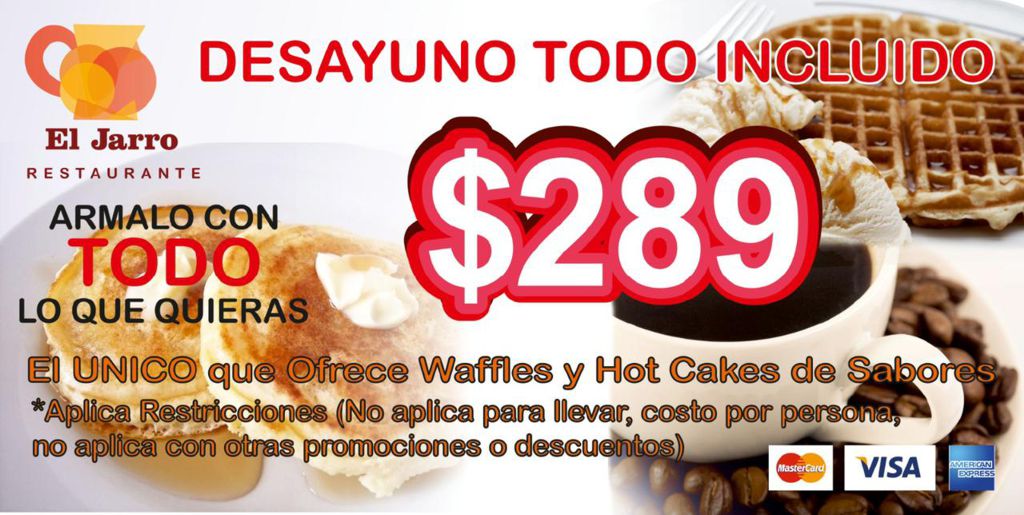 Promoción Desayuno Todo Incluido
